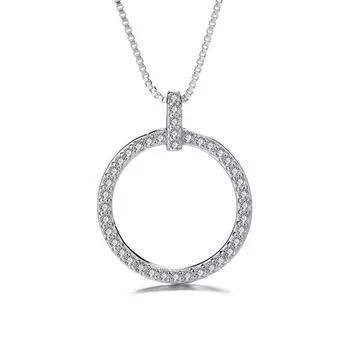 Круглое ожерелье из стерлингового серебра 925 пробы, простая модная универсальная женская цепочка на ключицу, серебряные ювелирные изделия 925