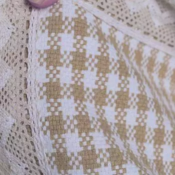 Круглогодичная нейтральная хлопково-льняная подушка для дивана Простая тканевая Современная хлопковая плетеная Старая грубая ткань Нескользящий чехол для дивана Insane Bird22 Антистатический Yellow 45*45cm (custom shoot this)