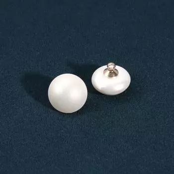 Круглые белые пуговицы для рубашки Женская одежда Пуговицы-жемчужины высокого класса Пуговицы высокого класса для рубашки, кардигана, свитера, пальто Маленькие пуговицы 1 #white * 12mm * round