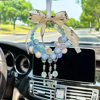 Круглые бусины своими руками Бисероплетение Богиня Автомобильный орнамент Гальванопокрытие УФ Автомобильные принадлежности для интерьера Девушка Style 1