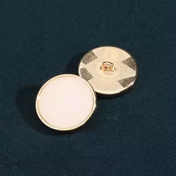 Круглые черные пуговицы для мужских и женских костюмов, пальто, пиджаков, плоские пуговицы, высококачественные металлические аксессуары из смолы 1 #white * 15mm * round