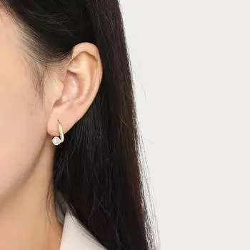 Круглые циркониевые персонализированные геометрические серьги-пряжки женские антиаллергенные корейские серьги Niche Advanced Sensation Cross