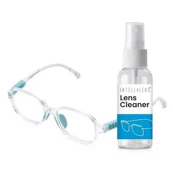 Круглые детские компьютерные очки Intellilens для защиты глаз с чистящим средством для линз | Очки с фильтром синего света | (46-15-130)