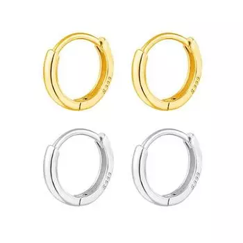 Круглые глянцевые серьги-кольца, модные простые высококачественные пряжки для ушей, милые украшения для ушей