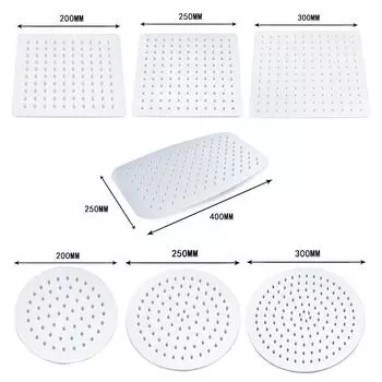 Круглые и квадратные сверхтонкие душевые лейки из нержавеющей стали 8/10/12 дюймов, дождевая лейка, дождевой душ и держатель, хром, полированный