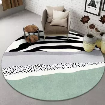 Круглые коврики и ковры в японском стиле для украшения дома, гостиной, декора для спальни подростка, ковер, диван, нескользящие коврики, коврики 40cm