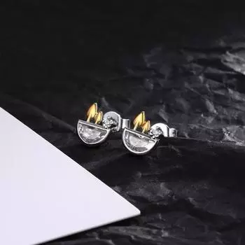 Круглые круглые серьги с зелеными листьями, цирконовые серьги-гвоздики, ювелирные изделия для модных женщин, подарок