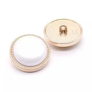 Круглые металлические пуговицы для пальто, жемчужные пуговицы для одежды, куртки, свитера, универсальные аксессуары для пуговиц для мужчин и женщин 1#*28L=18.0 MM