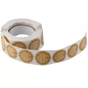 Круглые наклейки Этикетки Съемные самоклеящиеся наклейки Рулонные наклейки Этикетки для банок Ручная работа