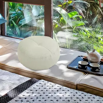 Круглые напольные подушки для White