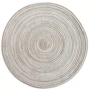 Круглые подставки для чашек Talos, теплоизолированный коврик для тарелки, нескользящий коврик для столовых приборов, декор S темно серый