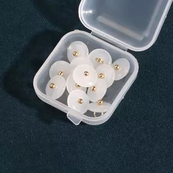 Круглые Ретро Пуговицы Аксессуары Ципао Ханфу Древняя Одежда Бусины Антикварные Пуговицы Рубашка Кардиган Жемчужные Пуговицы White * 10mm