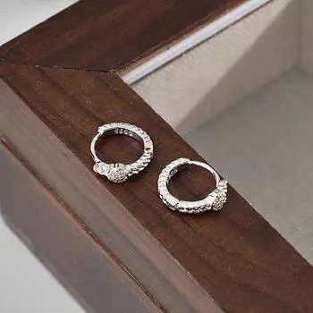 Круглые серьги-цепочки с пряжкой из бриллиантов, легкие, роскошные, нишевые, серьги в микростиле, нежные