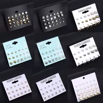 Круглые серьги-гвоздики с шариками, ювелирные изделия для девочек, сердце, треугольные серьги-гвоздики, висячие капли, круг, золото 3