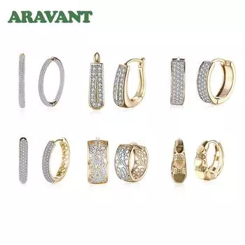 Круглые серьги-кольца из серебра 925 пробы для женщин и девочек, модные украшения