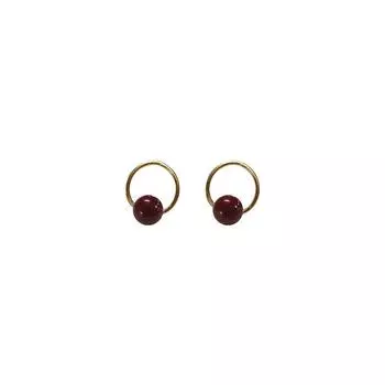 Круглые серьги Простые мини-серьги Национальный стиль Новые серьги в стиле