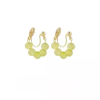 Круглые серьги с искусственным жемчугом, элегантные без пирсинга, зажимы для ушей в виде спиралей от комаров