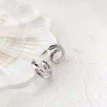 Круглые серьги женские холодные ветры металлические серьги нишевый дизайн круглые серьги темперамент простые