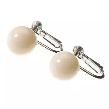 Круглые серебряные серьги Miss Coral без покрытия, розовый