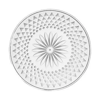 Круглые сервировочные тарелки Элегантные акриловые сервировочные тарелки для закусок, фруктовая тарелка, круглый универсальный поднос для еды 20cm