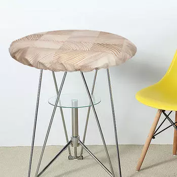 Круглые скатерти на столах, нескользящие, водонепроницаемые, эластичные, скатерти для пикников 120cm Blue_2 Sizes