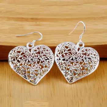 Круглые спиральные серьги из стерлингового серебра 925 пробы, модные украшения 3.00*2.90cm