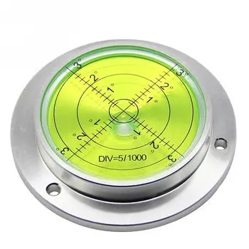 Круглые спиртовые уровни Кран Горизонтальный пузырьковый уровень Измерительный инструмент Размер 80*62*15 мм 1 шт. Пузырьковый уровень