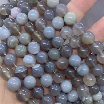 Круглые свободные бусины-разделители из агата для изготовления ювелирных изделий своими руками браслет с подвесками 6/8/10 мм 6mm-30pcs