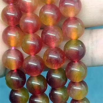 Круглые свободные бусины-разделители из турмалина для изготовления ювелирных изделий своими руками, браслет с подвесками 6/8/10 мм 6mm-30pcs