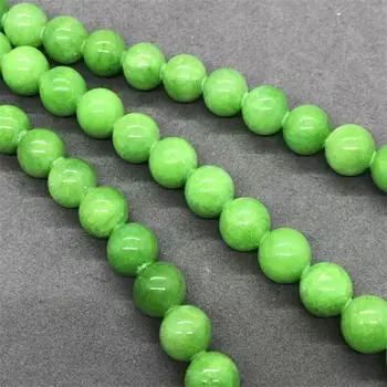 Круглые свободные халцедоновые разделительные бусины для изготовления ювелирных изделий своими руками браслет с подвесками 6/8/10 мм 6mm-30pcs