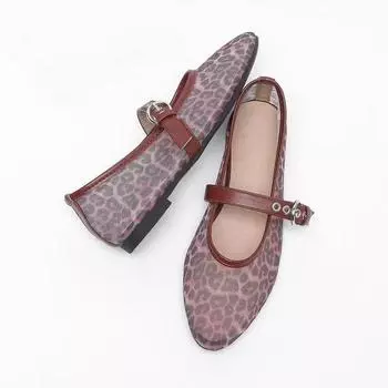 Круглые туфли-лодочки из сетчатой ткани с дышащей нескользящей подошвой, женские туфли Мэри Джейн большого размера - 35 чёрный