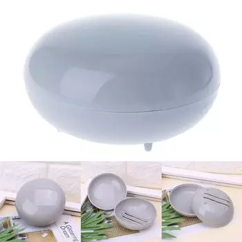 Круглые уплотнения водонепроницаемые защитные мыльницы Saver Dish портативный контейнер для мыла коробка для дома ванная комната душ на открытом воздухе кемпинг поставки белый
