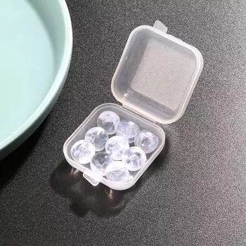 Круглые жемчужные пуговицы женская одежда рубашка кардиган декоративные пуговицы универсальный ретро чонсам ханфу имитация нефрита пуговицы 10Mm transparent