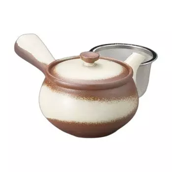 круглый белый чайник Манько Чайник 1.5 (Когоами) [10,68 см 300 мл]