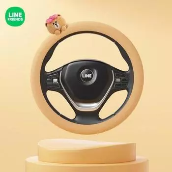 Круглый чехол на руль Line Friends Carfigure, Choco
