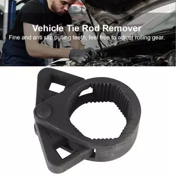 Круглый черный автомобильный инструмент для ремонта 27-42 мм, автомобильный внутренний инструмент для мебели, многофункциональный автомобильный инструмент для снятия наконечника рулевой тяги, двухсторонний гаечный ключ для тяги Bidirectional style