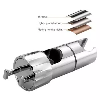 Круглый держатель для душевой лейки с трубой, вращающийся, регулируемый, полка для ванной комнаты, сменная, с крючками, кронштейн для подъемной направляющей