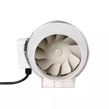 Круглый диагональный осевой трубчатый многофункциональный вентилятор для ванной комнаты, кухни, мощный вытяжной вентилятор EU