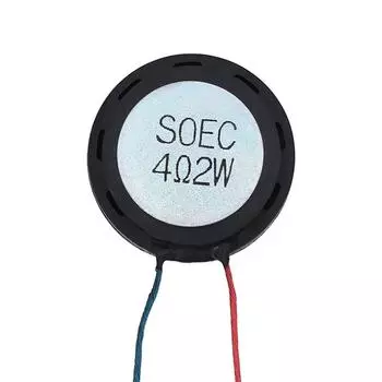 Круглый динамик для ноутбука, 2 см, 4 Ом, 2 Вт, ультратонкий композитный мембранный мини-динамик