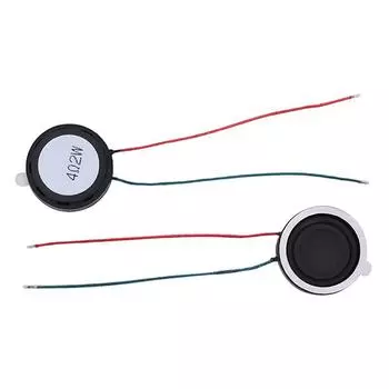 Круглый динамик для ноутбука, 2 см, 4 Ом, 2 Вт, ультратонкий композитный мембранный мини-динамик