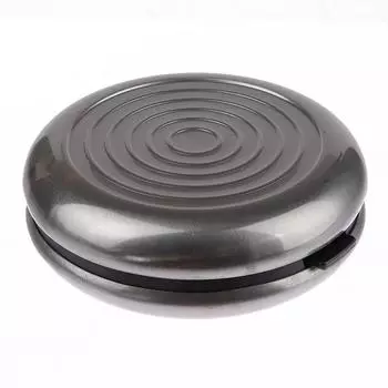 Круглый диспенсер для монет в долларах США/евро, кошелек для монет, держатель для кошелька, ящик для хранения серебряный