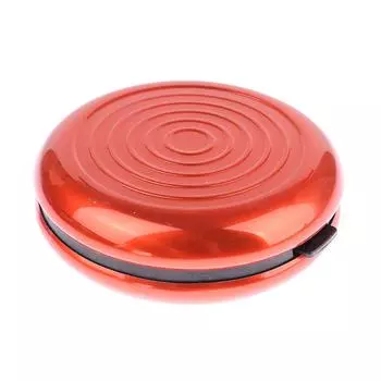 Круглый диспенсер для монет в долларах США/евро, кошелек для монет, держатель для кошелька, ящик для хранения синий