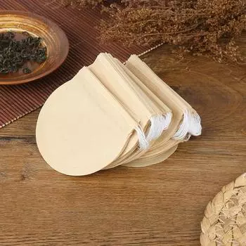 Круглый фильтр Бумага Draw Line Кофейный фильтр Остаточный мешок Одноразовый чайный пакетик Чайный пакетик 6CM