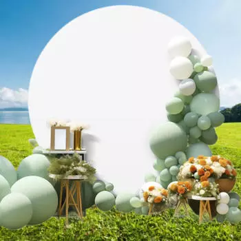 Круглый фон крышка воздушный шар цветок петля арка стенд рамка круг свадьба для 100 cm