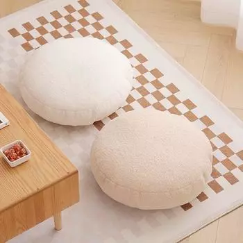Круглый футон с татами для спальни, гостиной, спинка, напольная подушка, стул, эркер, офисная подушка для длительного сидения diameter 40 cm