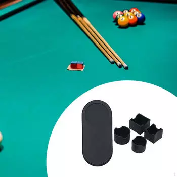 Круглый контейнер Billard, контейнер для мела для бассейна с зажимом для ремня, компактный Regular_4 Chalk Box