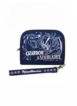 Круглый кошелек Pokemon Navy PM 4192 NVY [Чаризард и Соблэйз]