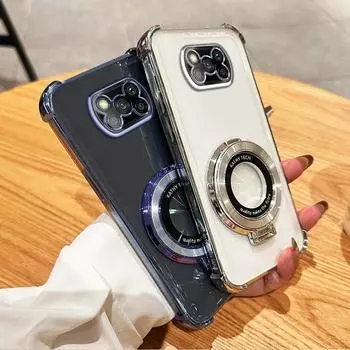 Круглый кронштейн, четыре угла, противоударный чехол для Xiaomi 11 12 13 14 Poco X3 Nfc X5 X6 Pro 5G C65 F6 F5 F3 M6pro 4G Cover X 3 5 F 6 For Poco C65