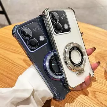 Круглый кронштейн, четыре угла, противоударный чехол для Xiaomi Redmi Note 13 12 11 Pro 14c 13c 12s 12c 11s, чехол Redmi 9 10 12C 13C Redmi Note 13 4G