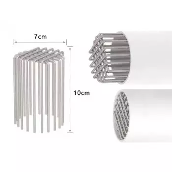 Круглый кровельный трап с защитой от засоров, колпак для водосточной трубы на крыше, дренажная сантехническая арматура 75 tube